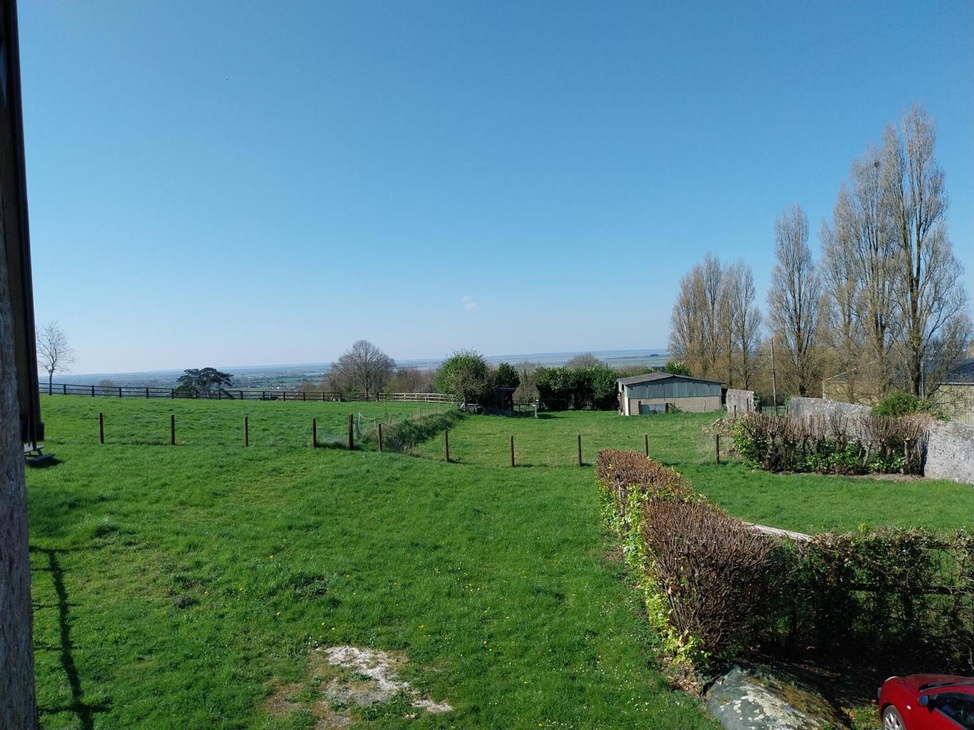 Joli Appartement Avec Vue Sur La Baie Avranches Bagian luar foto
